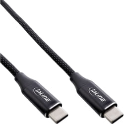 InLine 35881 câble USB 1 m USB 2.0 USB C Noir