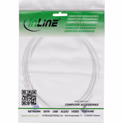 InLine 74955W câble de réseau Blanc 0,5 m Cat6a S/FTP (S-STP)