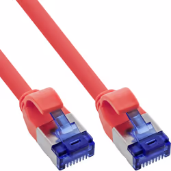 InLine 74901R, 10 m, Cat6a, S/FTP (S-STP), RJ-45, RJ-45, Rouge