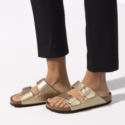 Birkenstock Arizona Sandales Femelle Or - Vue supplémentaire 8