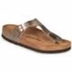 Birkenstock Gizeh Birko Flor Sandales Taupe Gizeh Birko-Flor Pour Femme