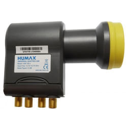Humax LNB 106s-B Gold convertisseur abaisseur de fréquence Low Noise Block (LNB) Noir, Jaune