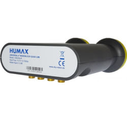 Humax LNB 248s convertisseur abaisseur de fréquence Low Noise Block (LNB) Noir, Jaune