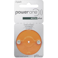 P13 Pile rechargeable pour appareil auditif za 13 NiMH 28 mAh 1.2 v 2 pc(s) X346731 - Powerone