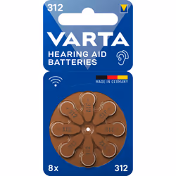Varta 4043752393712, Batterie à usage unique, Zinc-Air, 1,45 V, 8 pièce(s), Hg (mercure), 0 - 45 °C