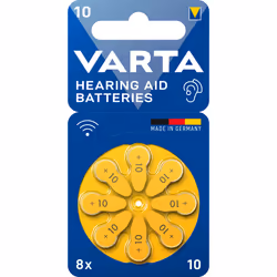 Varta 4043752393729, Batterie à usage unique, Zinc-Air, 1,45 V, 8 pièce(s), Hg (mercure), 0 - 45 °C