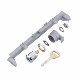 Rutenbeck 690317, Verrou de boîtier électrique, Vis, Gris, 23 mm, 165 mm, 202 mm