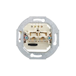 Rutenbeck 13010440 prise de courant RJ-45 Blanc