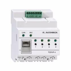 Rutenbeck 700802610, Commutateur intelligent, Avec fil, IP20, rail DIN, 100 - 240 V, 100 - 240 V