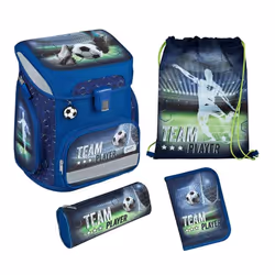 Scooli FUBA8255 Ensemble de cartables Garçon Noir, Bleu, Vert, Blanc