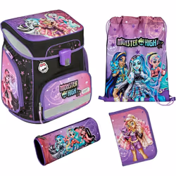 Scooli MHDC8255, Plumier, Étui pour crayons, Cartable, Sac de sport, Poche frontale, Poche latérale, Multicolore