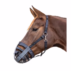 Muselière pour cheval textile Waldhausen
