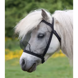Masque anti-mouches pour cheval sans oreille Waldhausen Basic
