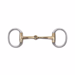 Mors olive pour cheval brisure simple Waldhausen Cupris Massif