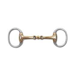Mors olive pour cheval brisure double Waldhausen Cupris Massif