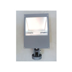 Projecteur extérieur iodure 250W asymétrique graphite 570x315x120mm pour lampe à decharge culot Fc2 (non incl) IP65 Bega