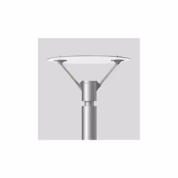 Luminaire design toit orientable Ø 1000mm H575mm pour tête de mat Ø 76mm avec ballast pour lampe iodure 150W G12 (non incl) I ...