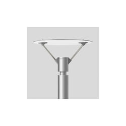 Luminaire toit orientable ø 1000mm pour tête de mat ø 76mm avec ballast pour lampe iodure 150W G12 (non incl) IP65 Bega 88201