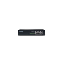 Lancom Systems GS-1108P Non-géré Gigabit Ethernet (10/100/1000) Connexion Ethernet, supportant l'alimentation via ce port (PoE) Noir