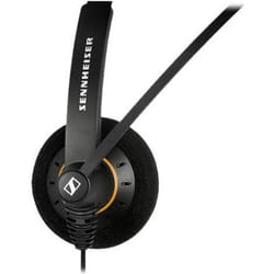 Micro-casque filaire USB Sennheiser SC 30 USB ML - Call Center - sur-oreille - noir avec accents orange