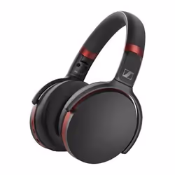 Casque circum aural Sennheiser HD 458BT avec Bluetooth Noir et Rouge