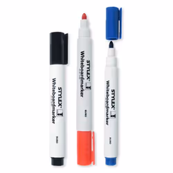 Stylex 32785, 3 pièce(s), Noir, Bleu, Rouge, Pointe ogive, Noir, Bleu, Rouge, Blanc, Rond, 4 mm