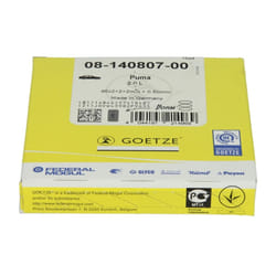 Jeu de segments de piston GOETZE 08-140807-00