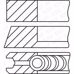 Jeu de segments de piston GOETZE 08-433100-00