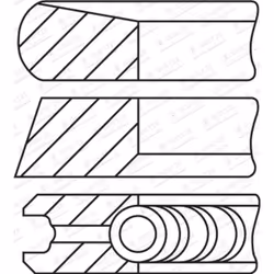 Jeu de segments de piston GOETZE 08-435207-00