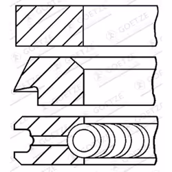 Jeu de segments de piston GOETZE 08-436200-00 - Vue supplémentaire 2