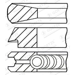 Jeu de segments de piston GOETZE 08-114400-45