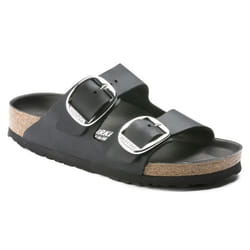 Sandales Arizona Big Buckle Etroite Cuir Noir