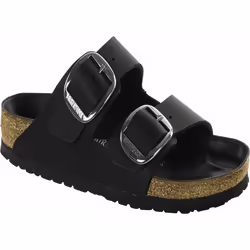 Sandales Arizona Big Buckle Etroite Cuir Noir