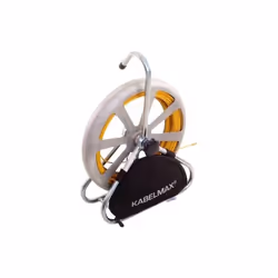 Récupérateur de câble Kabelmax® Courroie de rétraction en fibre de verre Polykat® Anmisty M5 à la fin de la bande Cadre tubul ...