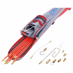 Barre de Poussée Professional Set pour bande de rétraction de câble Barres de Poussée avec noyau à fibre optique Différents d ...