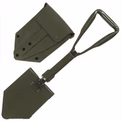 Outil de camping - MFH - Pelle pliante avec couvercle - Olive - Vert