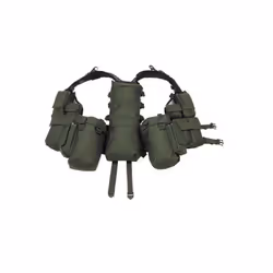 Gilet tactical kaki nombreuses de poches