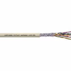 LAPP 35820/100 Câble de données UNITRONIC LIYCY (TP) 2 x 2 x 0.75 mm² gris 100 m