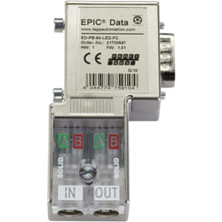 Lapp - Connecteurs profibus à 90° à montage rapide epic® ED-PB-90-PG-LED-FC 21700547 D19642