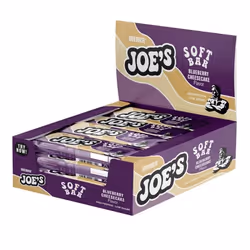 Barres protéinées Weider - Joes Soft Bar - Blueberry Cheesecake Boite de 12