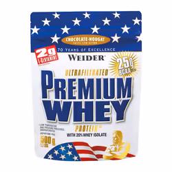 Weider Premium Whey, Poudre, Concentré de protéine de lactosérum, Isolation de la protéine de lactosérum, Chocolat, L-Glutami ...