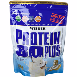 Protéine multi-sources Weider - Protein 80 Plus - Coconut 500g
