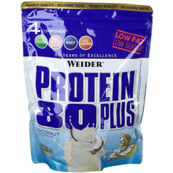 Protéine multi-sources Weider - Protein 80 Plus - Coconut 500g