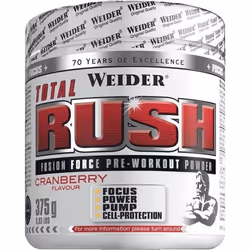 WEIDER Sachet de Total Rush Orange 375g