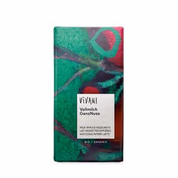 Vivani 285913, Chocolat au lait, 100 g, Noisettes, 2521 kJ, 607 kcal, 45,2 g