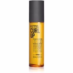 Maîtrisez vos cheveux ondulés ou bouclés avec le produit coiffant KMS Curl Up Perfecting Lotion. Il définit et met en valeur ...