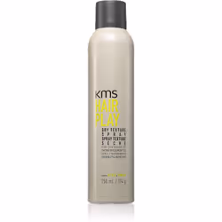 Restructurez vos cheveux en quelques secondes, sans aucune raideur. Le spray texturisant KMS Hairplay Dry Texture Spray est u ...