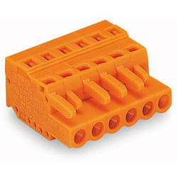 Wago 231-306/102-000 bornier 6P Orange