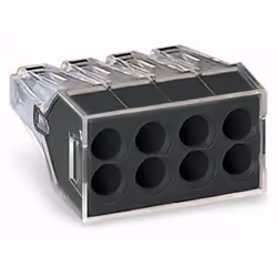 Wago 773-108, Transparent, Cuivre, 400 V, 24 A, 24 x 19,5 x 13,1 mm, 4,605 g