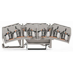 Wago 280-675 bornier 6P Gris